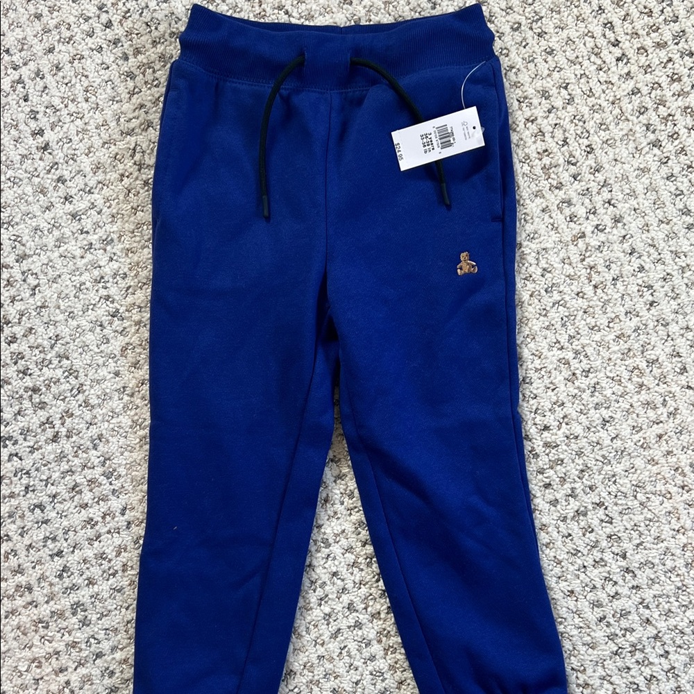 NWT GAP Royal Blue Kids Joggers size 3